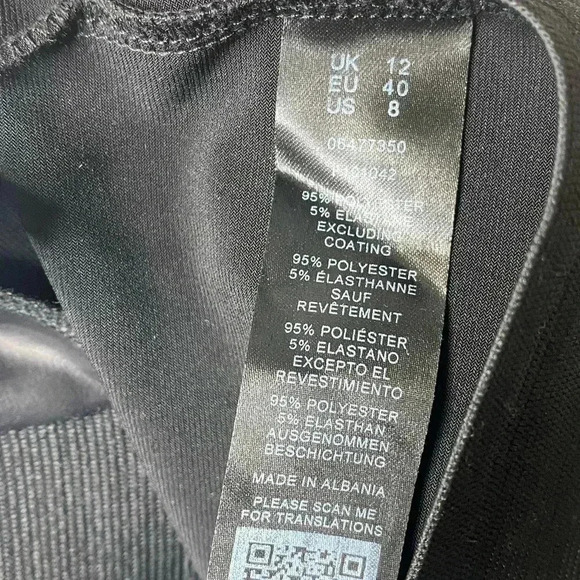 ASOS DESIGN leather look leggings with elastic slim waist - Picture 8 of 8